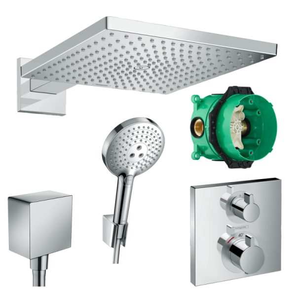Плитка керамогранит Душевая система Hansgrohe Raindance 23815000 для пола