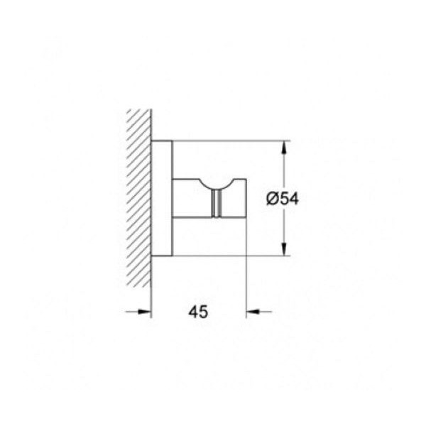 Grohe Essentials Крючок для банного халата (40364001)