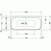 Happy D.2 ванна прямоугольная 180 см 700318000000000 в интернет-магазине «Estet Room»