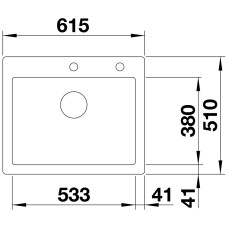 Мойка для кухни Blanco Palona 6 Ceramic PuraPlus базальт 524737