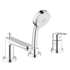 Grohe BauEdge Смеситель однорычажный для ванны на 3 отверстия (2511700A)