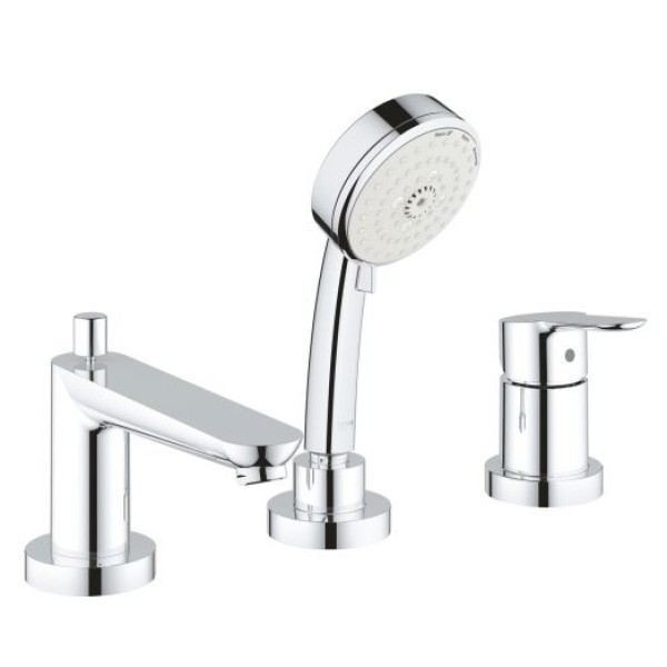Grohe BauEdge Смеситель однорычажный для ванны на 3 отверстия (2511700A)