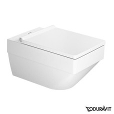 Плитка керамогранит Подвесной безободковый унитаз Duravit Rimless Vero Air 2525090000 для пола