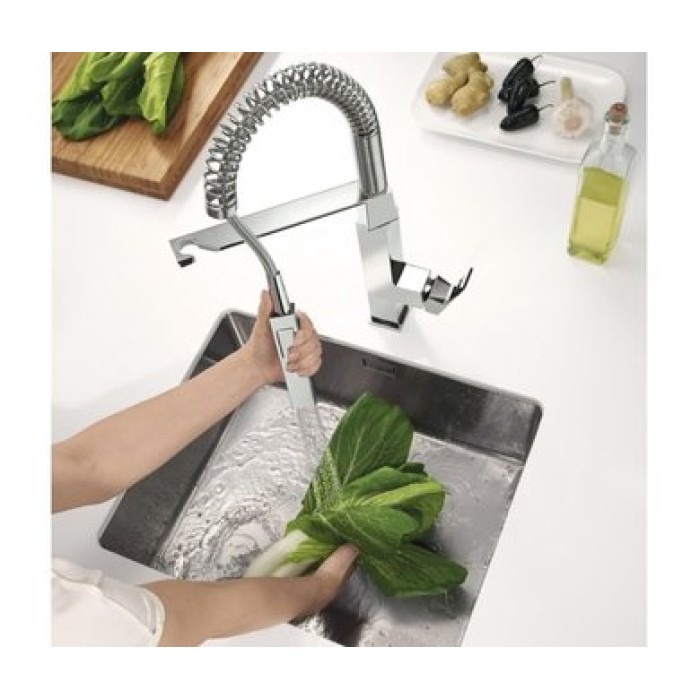 Смеситель для кухни Grohe Eurocube 31395000 Смеситель для кухни Grohe Eurocube 31395000