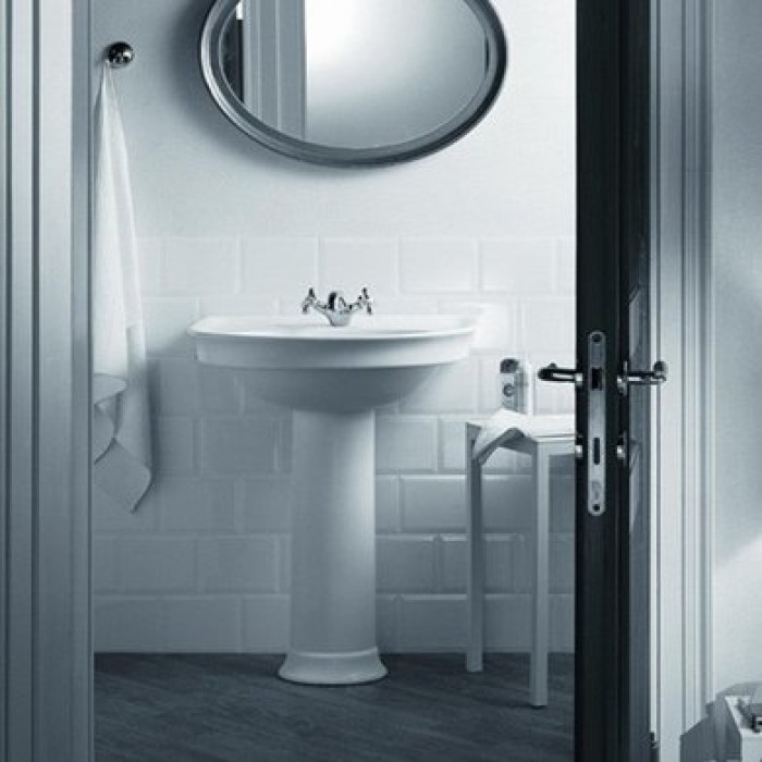 Керамическая раковина 70 см Hatria Dolcevita, белый (Y0Ex01)