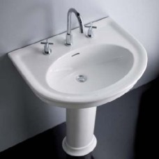 Керамическая раковина 70 см Hatria Dolcevita, белый (Y0Ex01)