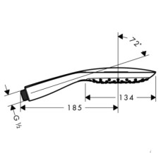 Ручной душ Hansgrohe PuraVida 150 3jet 28557000