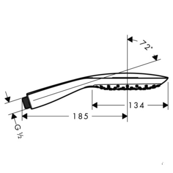 Ручной душ Hansgrohe PuraVida 150 3jet 28557000