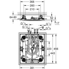Верхний душ Grohe Rainshower F-Series 15 27939001