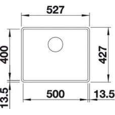 Мойка для кухни Blanco Subline 500-F кофе 523537