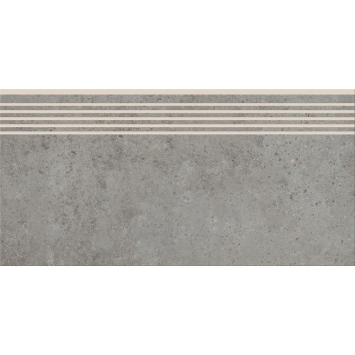 Керамогранит Ступень Cersanit HIGHBROOK GREY STEPTREAD 8×598×298 под бетон