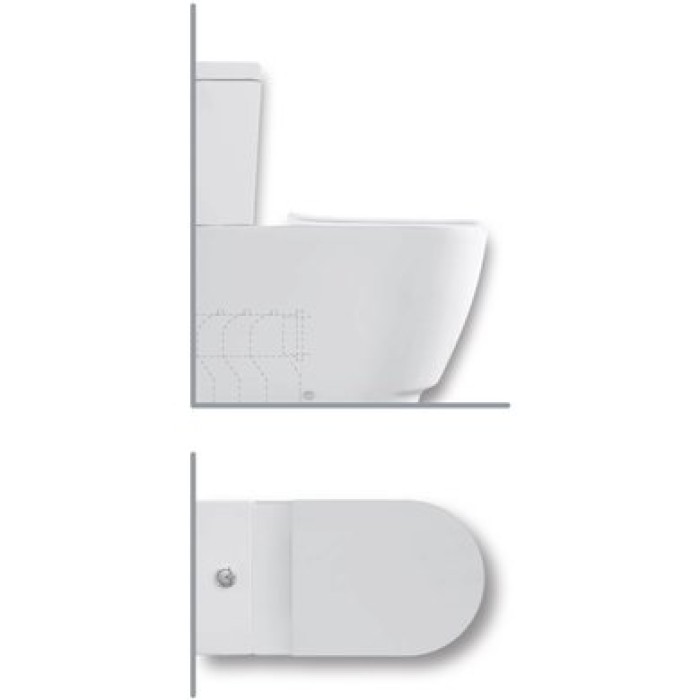 Унитаз безободковый Hatria Fusion (Y1ZB01)