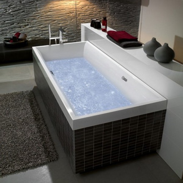 Ванна квариловая Villeroy&Boch Squaro UBQ170SQR2V-01 + ножки