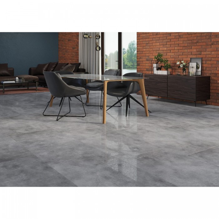 Керамогранит CERRAD PODLOGA BATISTA STEEL LAPP RECT 10×597×1197 под камень