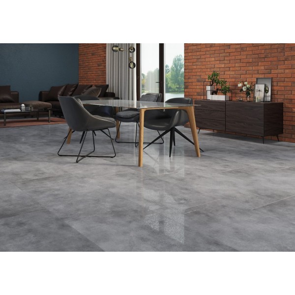 Керамогранит CERRAD PODLOGA BATISTA STEEL LAPP RECT 10×597×1197 под камень