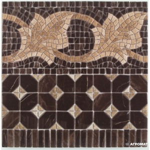 Керамогранит Vives Iliada CEN MIDAS-PR MARRON декор 9×435×435