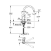 Grohe BauCurve Смеситель для кухни (31231001)