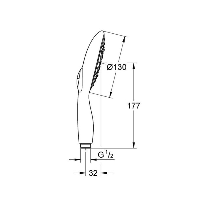 Grohe Power&Soul 130 Ручной душ 27673000