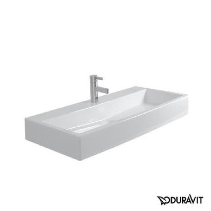 Плитка керамогранит Керамическая раковина 80 см Duravit Vero, белая 0454800071 для пола
