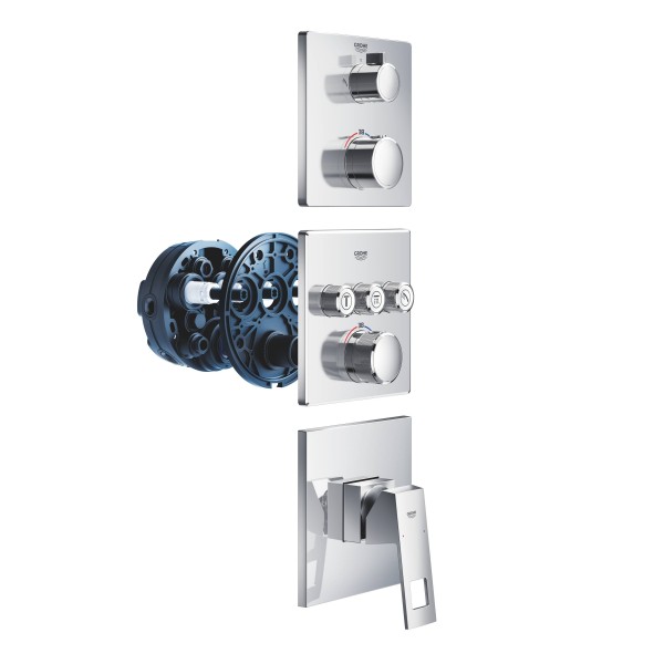 Grohe Grohtherm Термостат для душа с переключателем на 2 положения верхний/ручной душ (24079000)