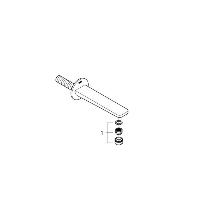 Grohe Lineare Излив для ванны (13383001)