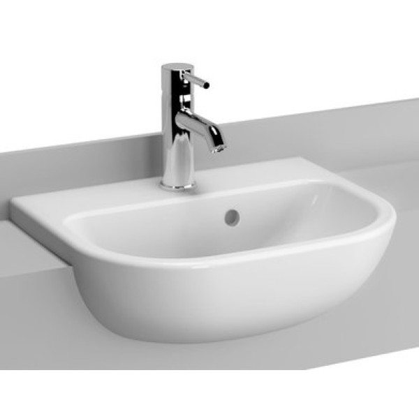 Плитка керамогранит Керамическая раковина 55 см Duravit D-Code 0339550000 для пола