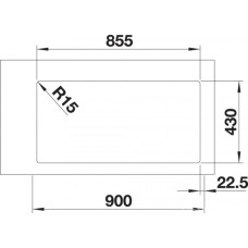 Мойка для кухни Blanco Andano 400/400-IF  522985