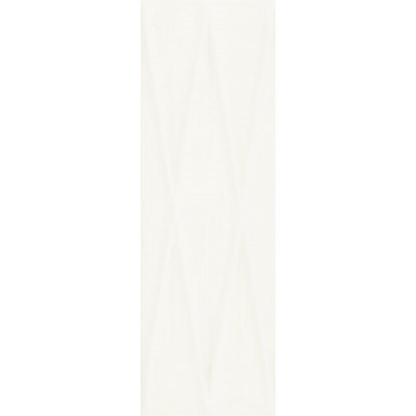 Плитка   OPOCZNO PL WHITE LINES STRUCTURE GLOSSY 10×750×250