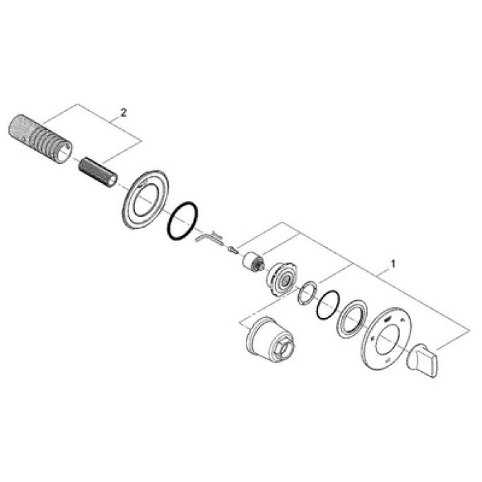 Grohe Ondus Переключатель на 5 положений (19448000)