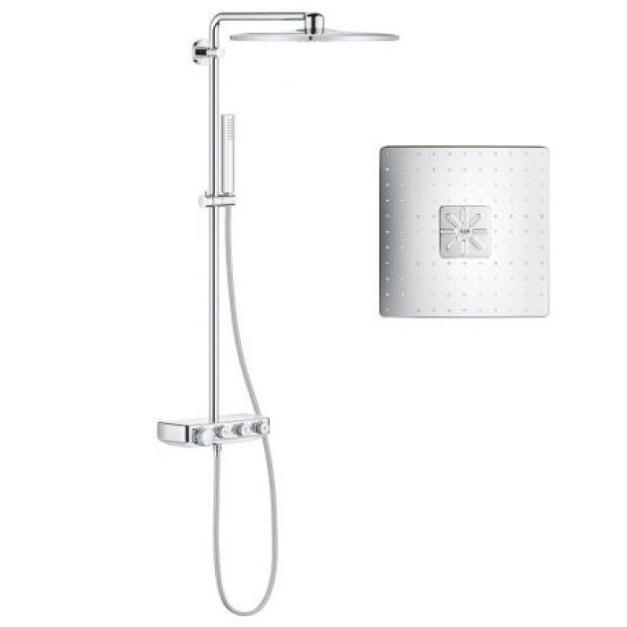Плитка керамогранит Grohe Euphoria SmartControl System 310 Cube Duo Душевая система с термостатом 26508000 для пола