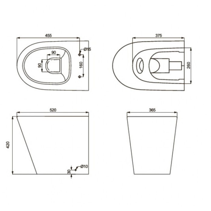 Унитаз напольный Primera Topic 8590020 Унитаз напольный Primera Topic 8590020