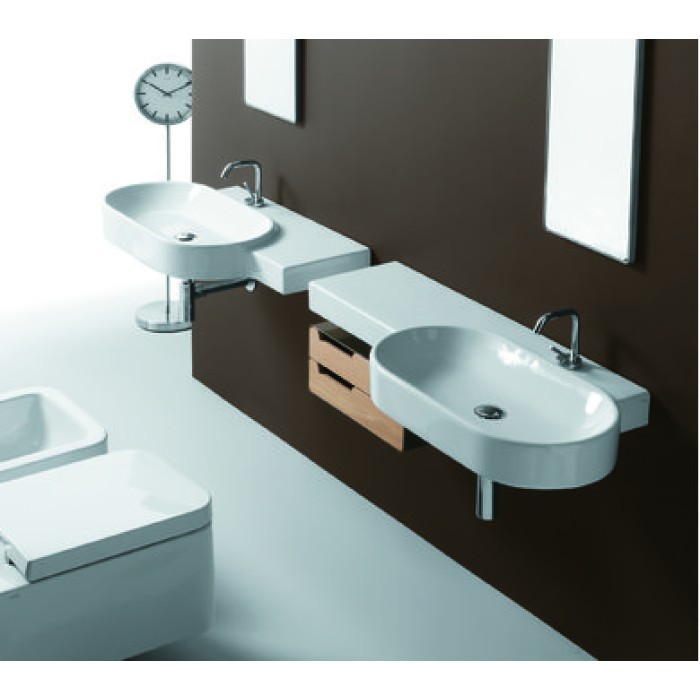 Керамическая раковина 115 см Simas Flow FL 22 Керамическая раковина 115 см Simas Flow FL 22