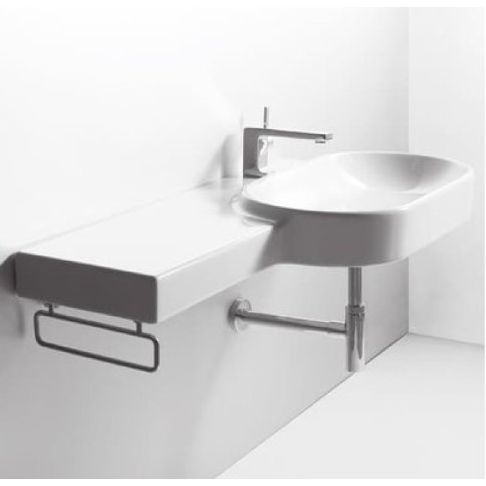 Керамическая раковина 115 см Simas Flow FL 22 Керамическая раковина 115 см Simas Flow FL 22