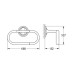 Держатель бумаги Grohe Veris (40377000)