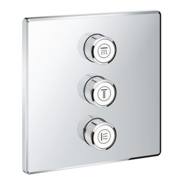 Внешняя панель вентиля для встраиваемого монтажа Grohe Grohtherm SmartControl 29127000