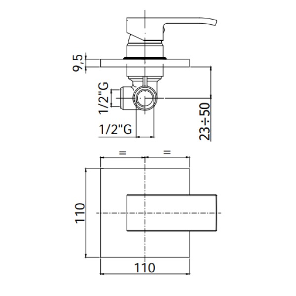 Смеситель Paffoni Level (LES010CR)