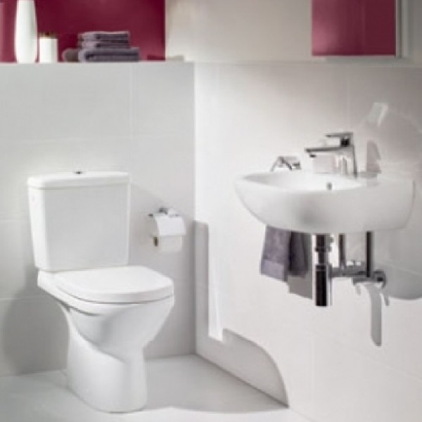 Унитаз Villeroy & Boch O.NOVO (5661T301) с сиденьем Soft Close (9М38S101)