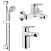 Набор смесителей для ванны Grohe Bauedge 123265S 3 в 1