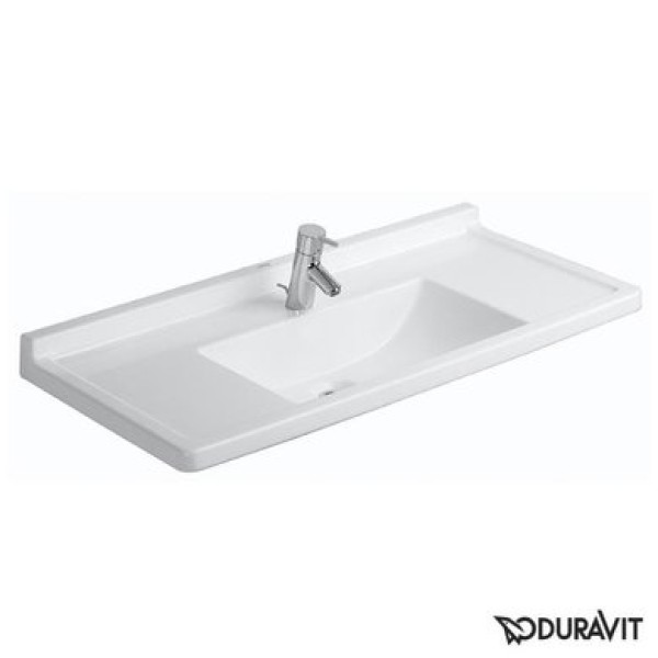Плитка керамогранит Керамическая раковина 105 см Duravit Starck 3 0304100041 для пола