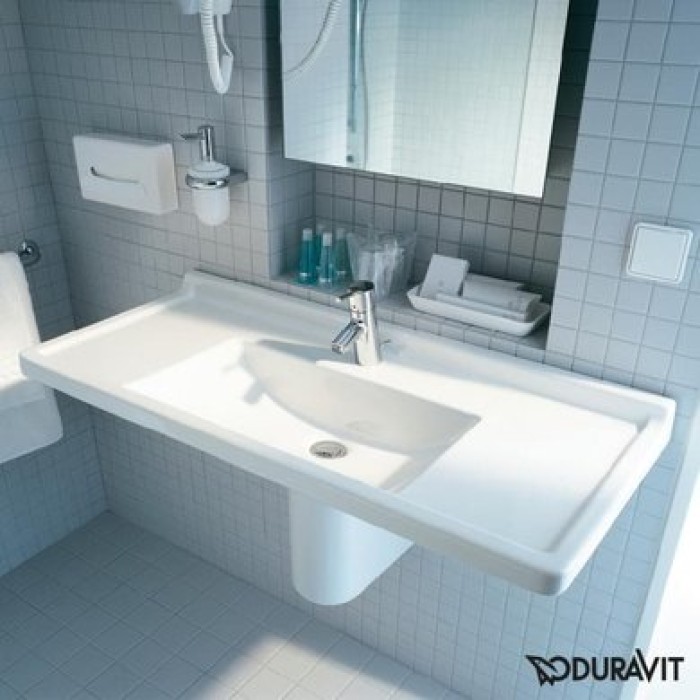 Плитка керамогранит Керамическая раковина 105 см Duravit Starck 3 0304100041 для пола