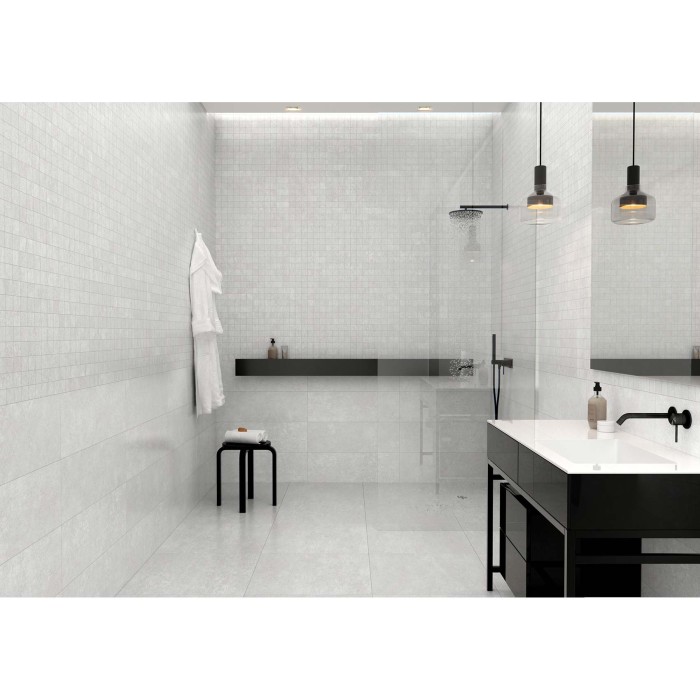 Керамогранит PERONDA GRUNGE WHITE AS/C/R 10×900×900 под камень