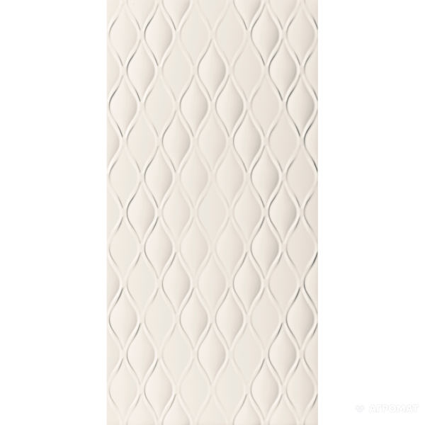 Плитка Marca Corona 4D D731 DROP WHITE MATT 8×800×400