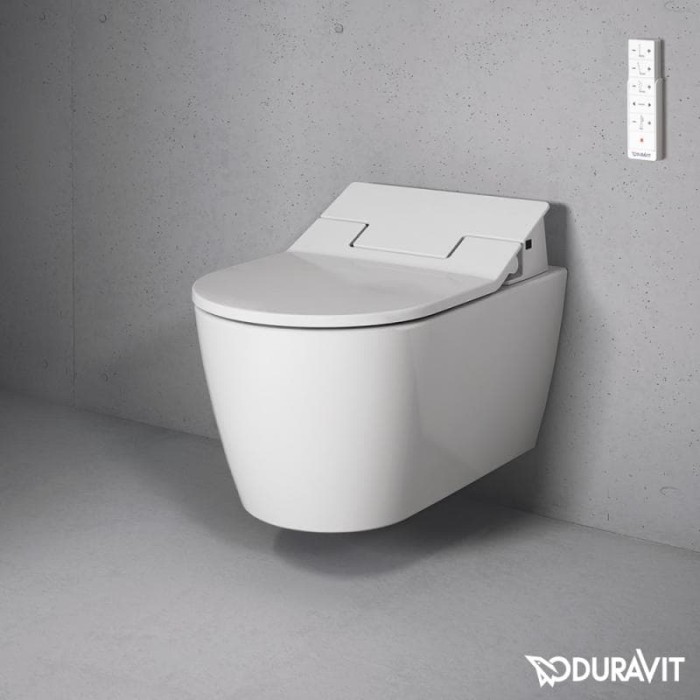 Плитка керамогранит Подвесной унитаз Duravit ME by Starck SensoWash 2528590000 для пола
