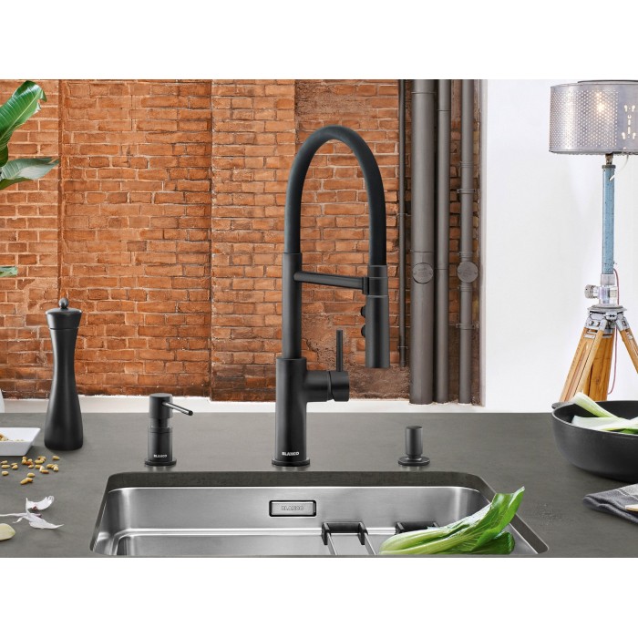 Смеситель кухонный Blanco CATRIS-S Flexo черный матовый 525793 Смеситель кухонный Blanco CATRIS-S Flexo черный матовый 525793