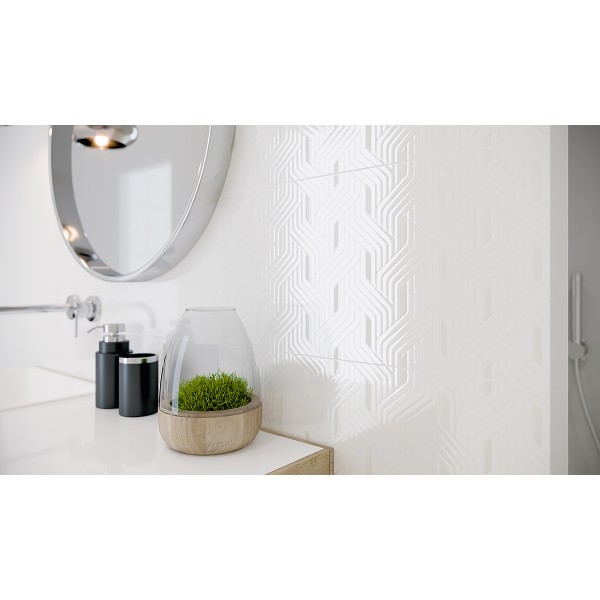 Плитка Paradyz SYNERGY BIANCO INSERTO под бетон