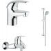 Grohe Euroeco набор для ванны 3 в 1 (124428)