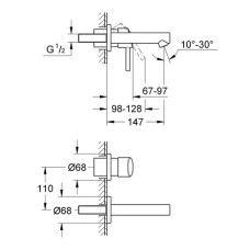 Смеситель для раковины Grohe Concetto S-Size 19575001