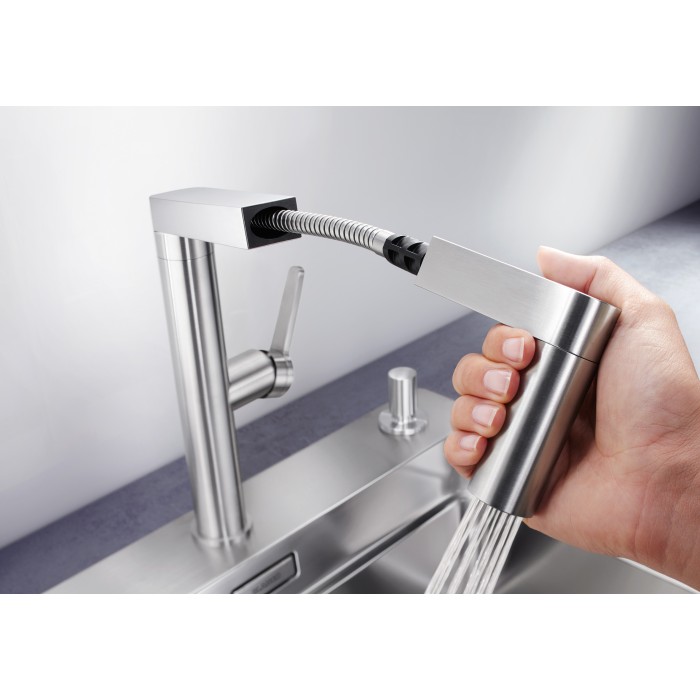 Смеситель кухонный Blanco PANERA-S нерж.сталь полированная 521547 Смеситель кухонный Blanco PANERA-S нерж.сталь полированная 521547