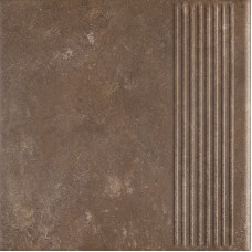 Сходинка пряма Ilario Brown 30x30 код 4856 Ceramika Paradyz