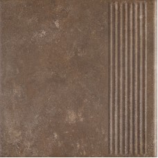 Сходинка пряма Ilario Brown 30x30 код 4856 Ceramika Paradyz